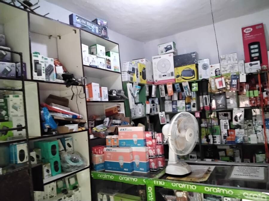 Photocopier and printing counter inside the shop